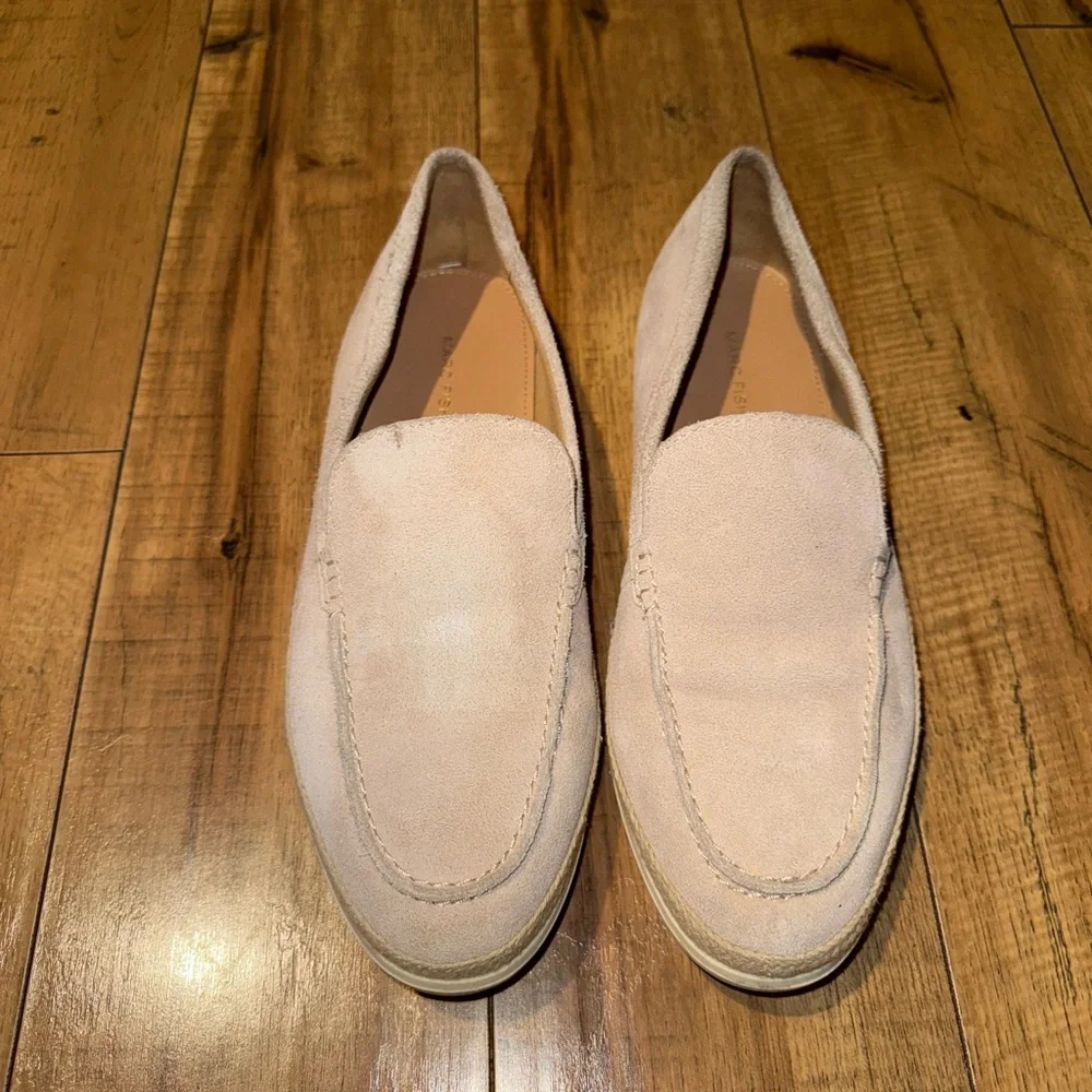 Cream loafers